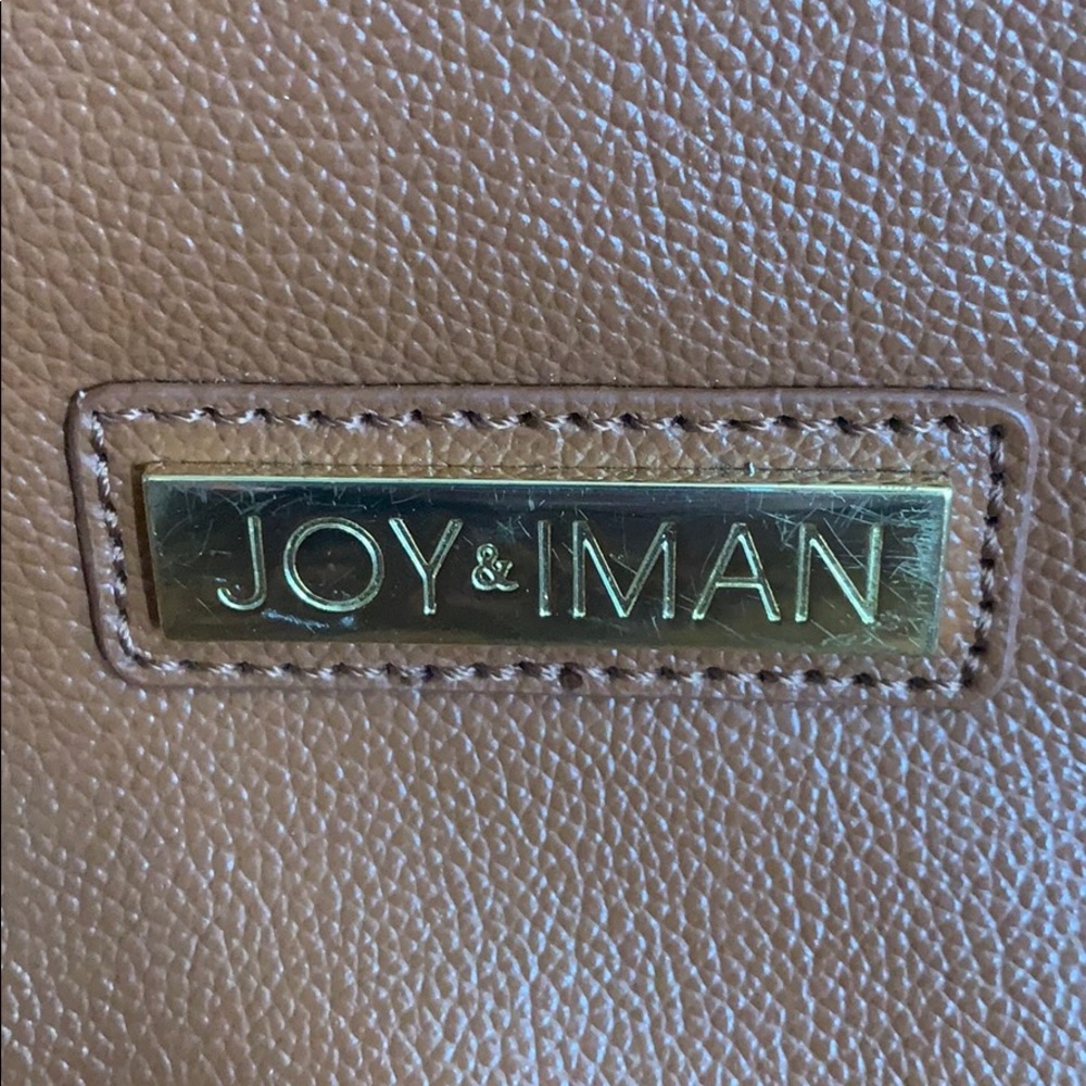 Joy & Iman tan satchel - Picture 2 of 8
